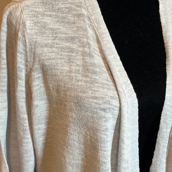 Alfani Tapered shrug, light grey, excellent condition, cotton/linen, size xl - Picture 2 of 7